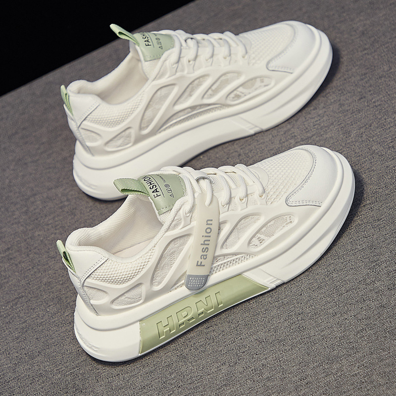 Womens Versatile Breathable Hollowed-Out Single-Mesh Athletic Sneakers foto 5