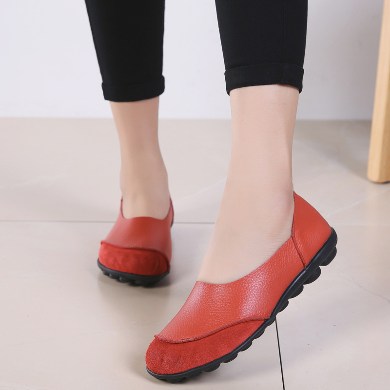 Womens Springsummer Loafers In Korean Casual Style foto 3