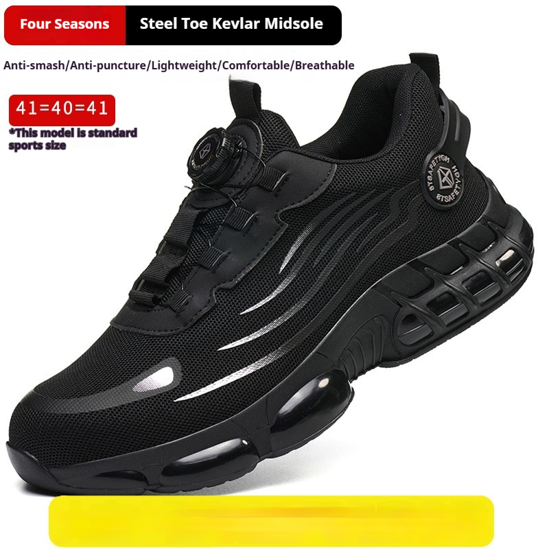 Men's Safety Shoes With Knobs To Prevent Smashing And Shoelace Punctures foto 5