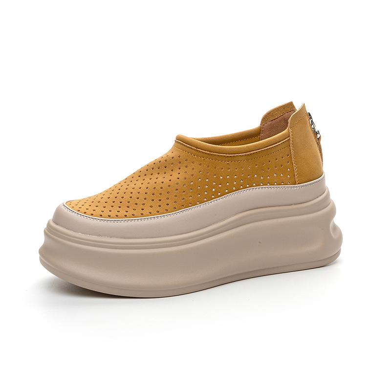 Women's Platform Sneakers Spring And Summer All-match Hollow Out foto 4