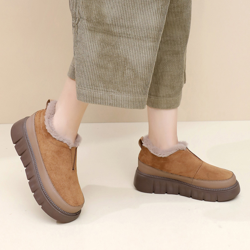 Womens Soft-soled Thickened Insulated Snow Boots foto 4