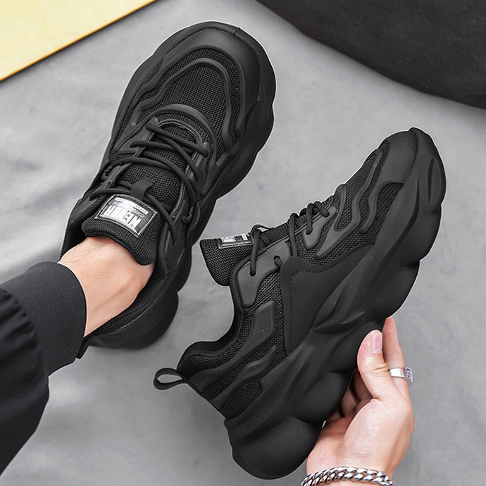 Lightweight And Breathable Men's Thick-soled Height-increasing Sneakers foto 5