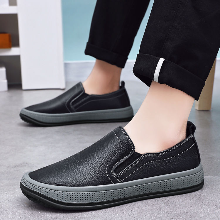 Round Toe Slip On Mens Shoes With A Soft Sole And Soft Upper foto 2