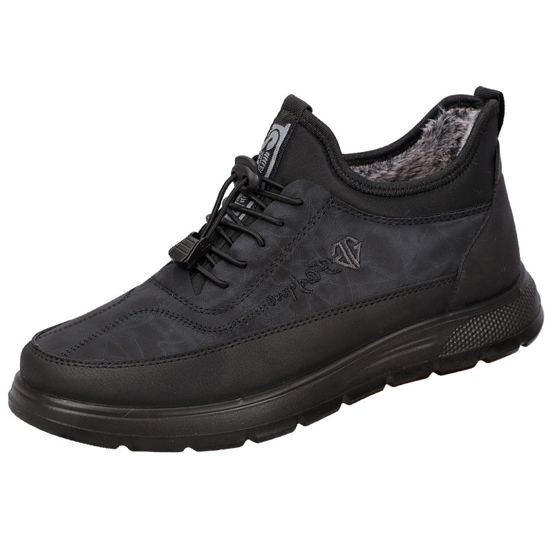 Waterproof Warm Polyurethane Fleece-lined Thickened Sneakers foto 5