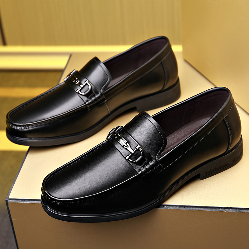 Men's Business Comfortable Breathable Leather Shoes foto 3