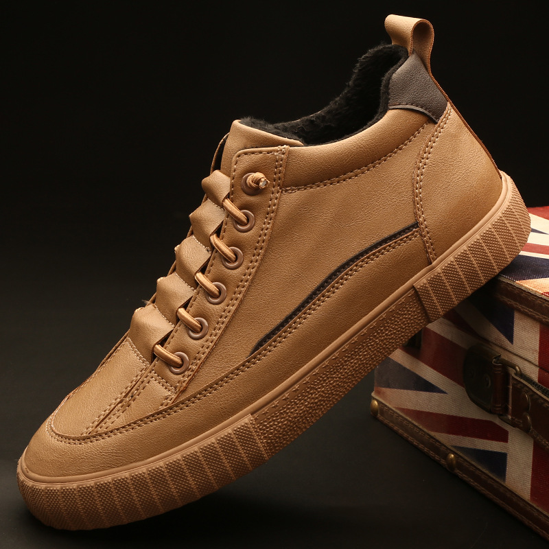 Winter High-top Casual Cotton-padded Shoes Warm Non-slip foto 4