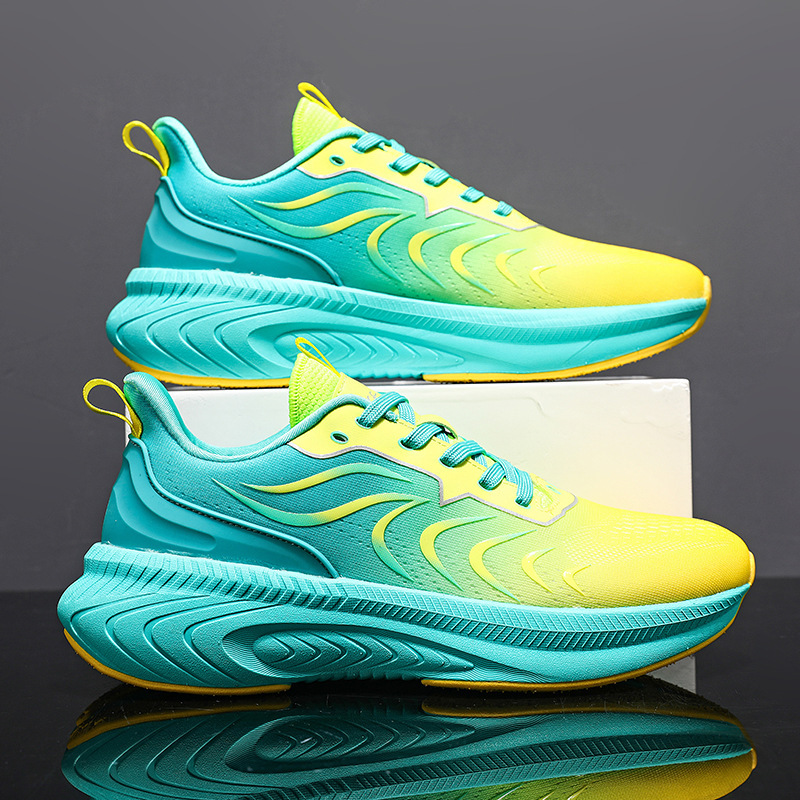 Breathable Sports Lightweight Soft Sole Running Shoes foto 4
