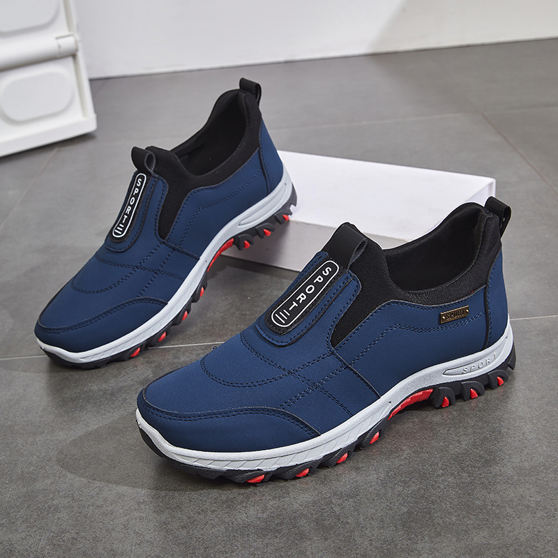 Men's Shoes Autumn And Winter Slip-on Lazy Shoes Non-slip Walking Shoes Soft Bottom Lightweight Sneaker foto 3