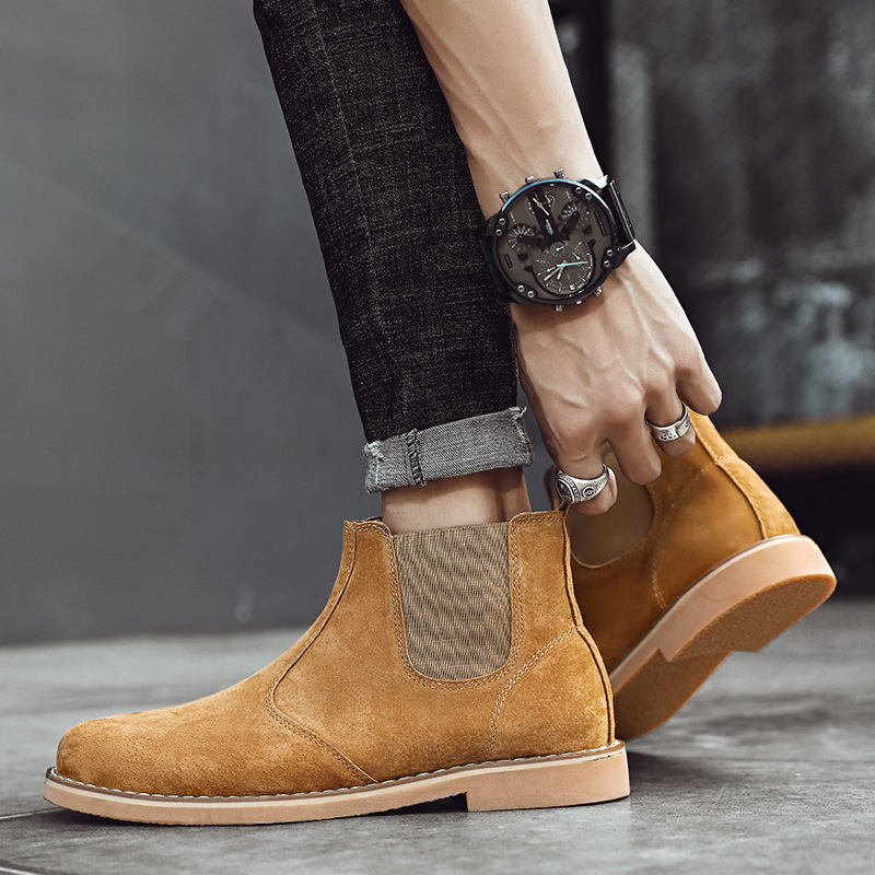 Male Martin Boots Plus Velvet Warm Shoes foto 4