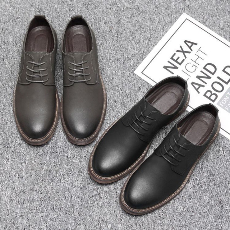 British Style Youth Casual Business Men's Shoes foto 5