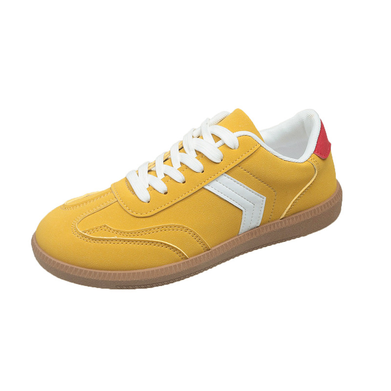 Women's Retro Colorblock Sneakers Flat Bottom Pumps foto 4