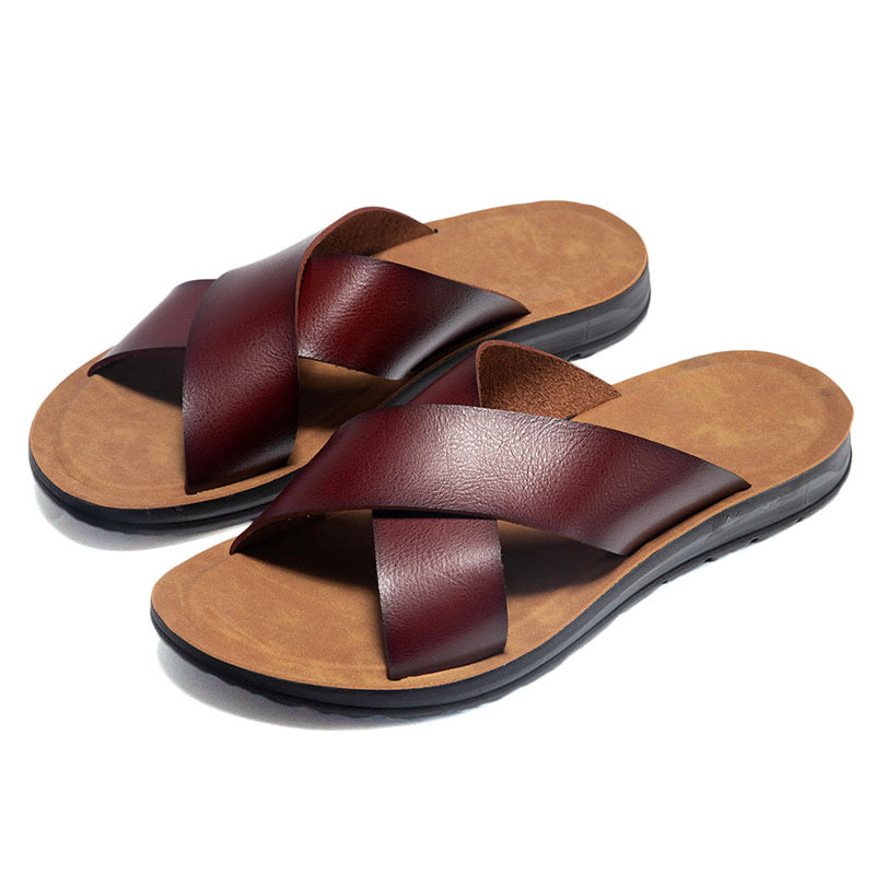 Men's Slippers Outer Wear Plus Size Beach Shoes foto 4