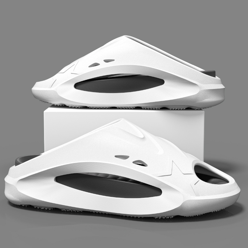 Summer Outdoor Sports Slipper Men Fashion Beach Shoes Indoor Non-slip Floor Bathroom Slippers Women House Shoes foto 4