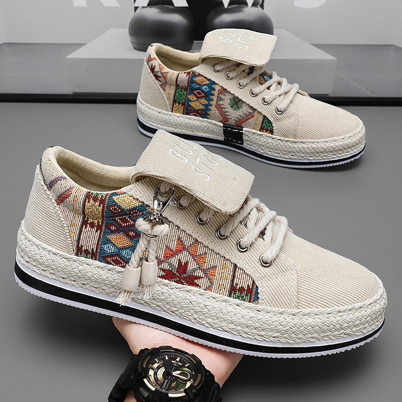 New Summer Trendy All-match Soft Bottom Non-slip Cloth Shoes foto 2