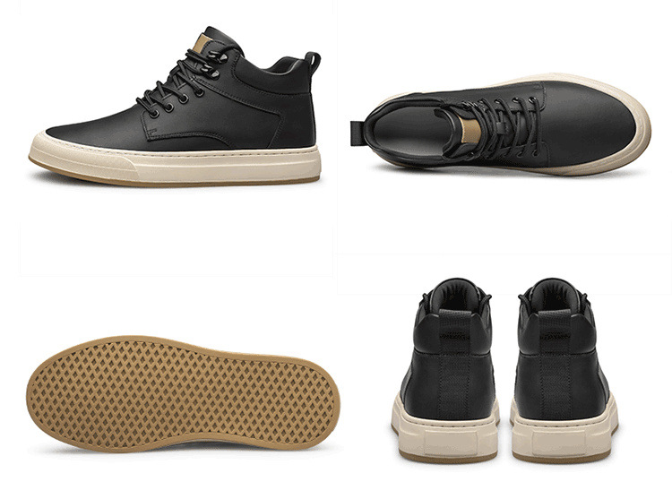 Men's Shoes British Fashion Casual Invisible Height-increasing Shoes foto 4
