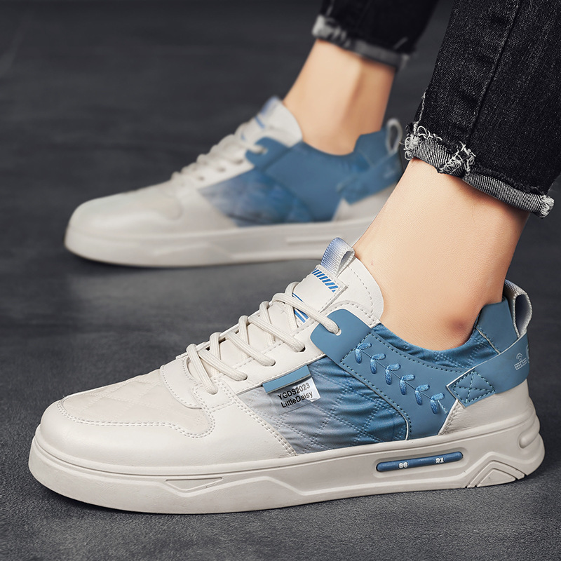 Casual Sneaker Gradient Color Fashion Skateboard Board Shoes foto 3