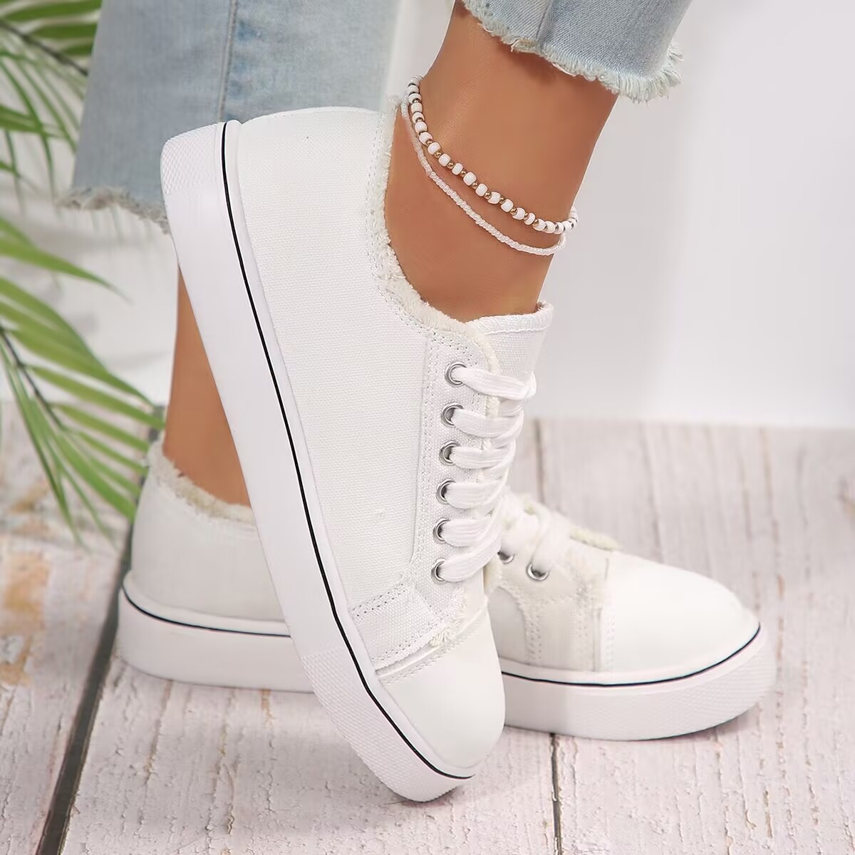 Women's Lace-up Casual Shoes Lightweight foto 5