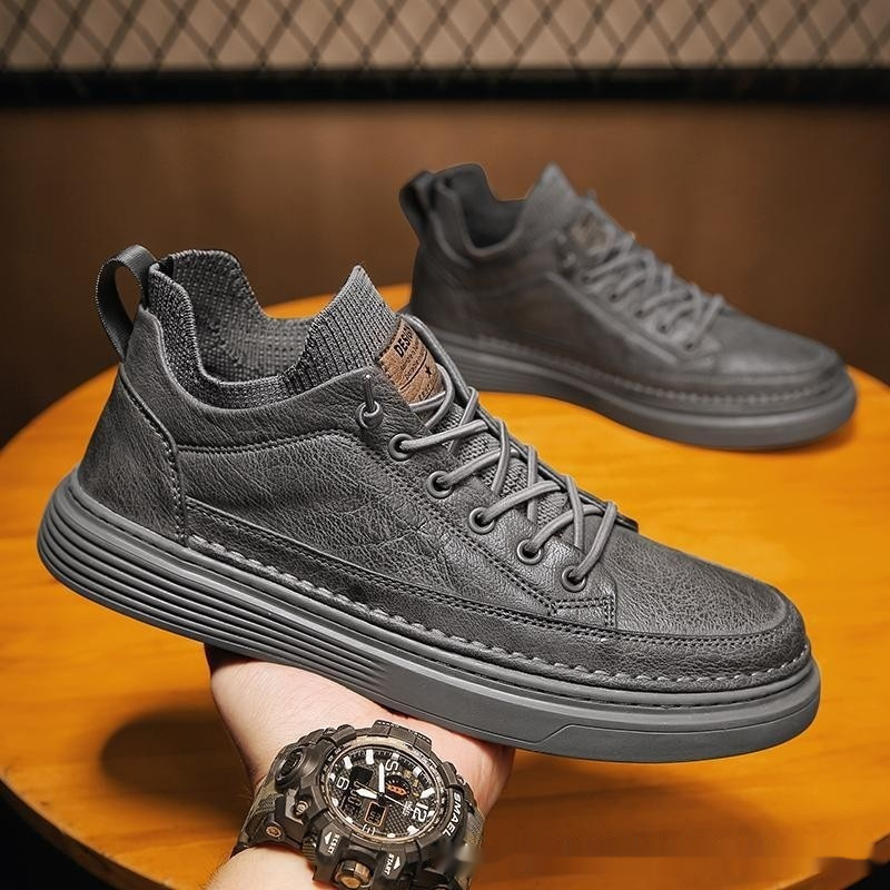 Men's Black Non-slip Wear-resistant And Lightweight Sneakers All-matching Sports foto 2