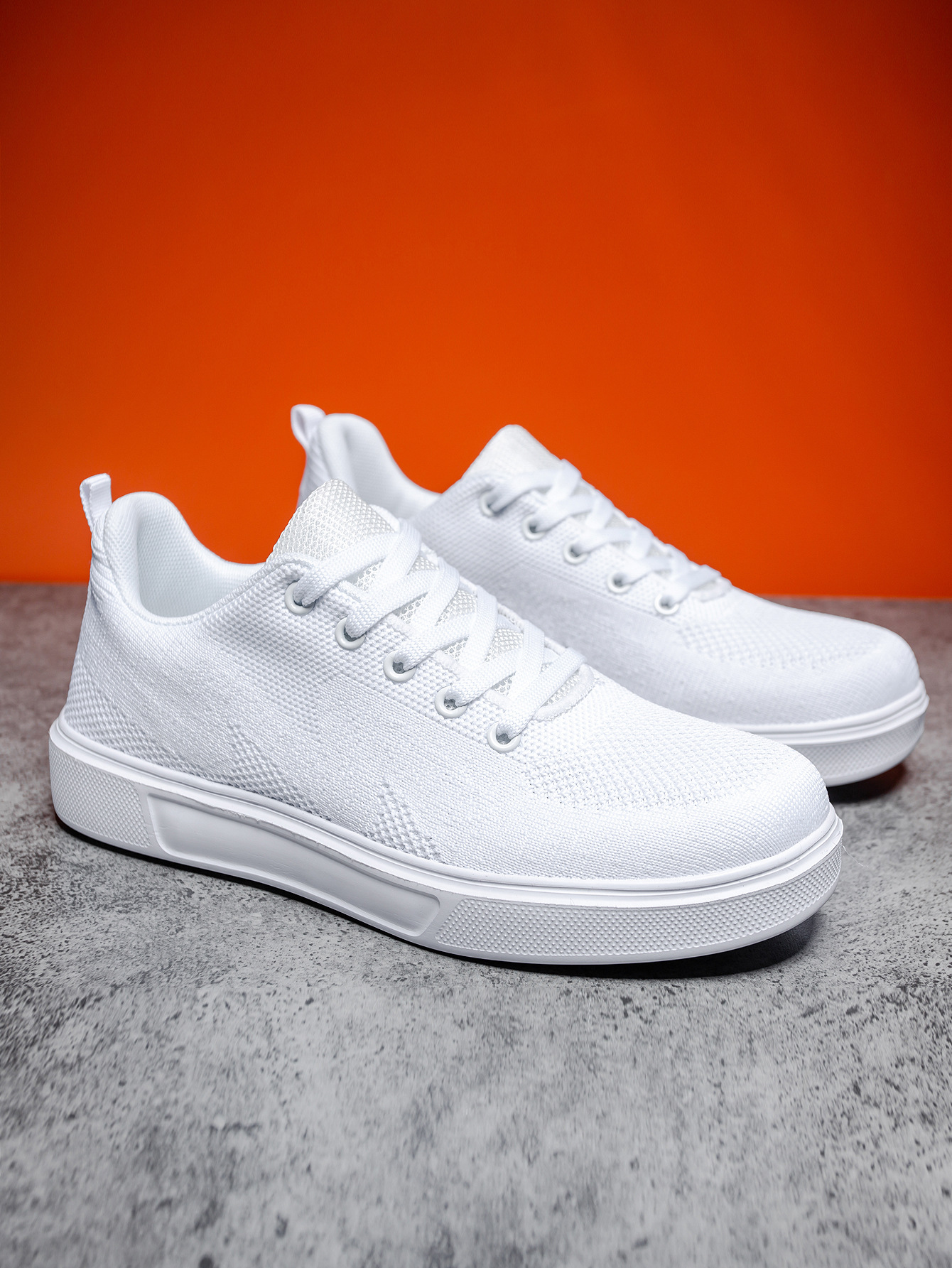 Light White Shoes Thick Bottom Sports Casual Borad Shoes foto 4