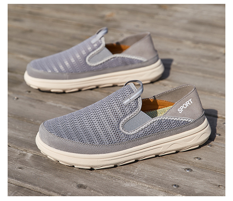 Men's Mesh Sneaker Breathable Lightweight Outdoor Slip-on foto 3