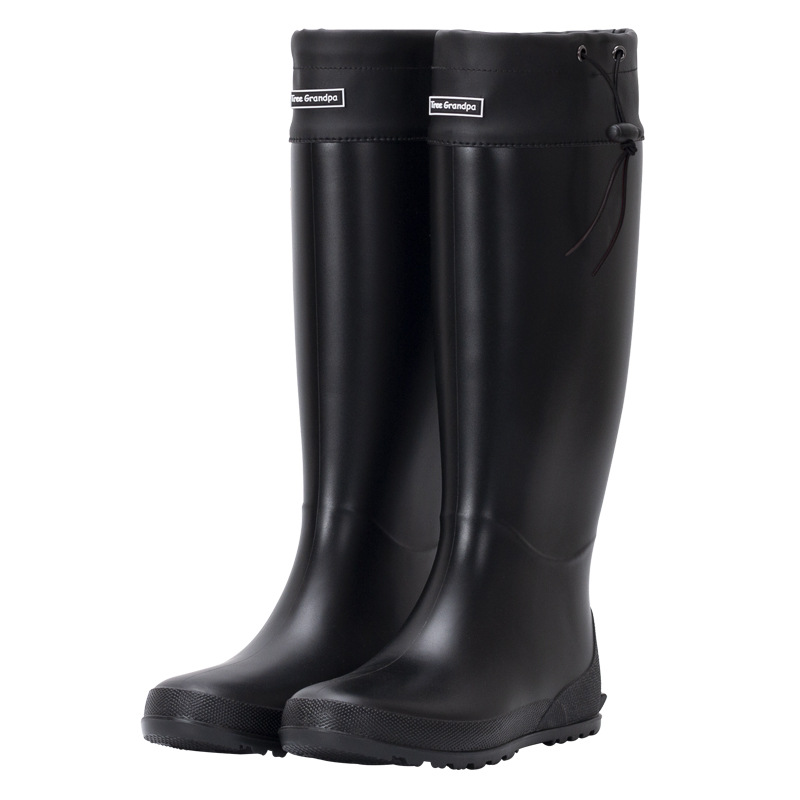 Stocking Slim Fit High-top Casual Rain Boots foto 5