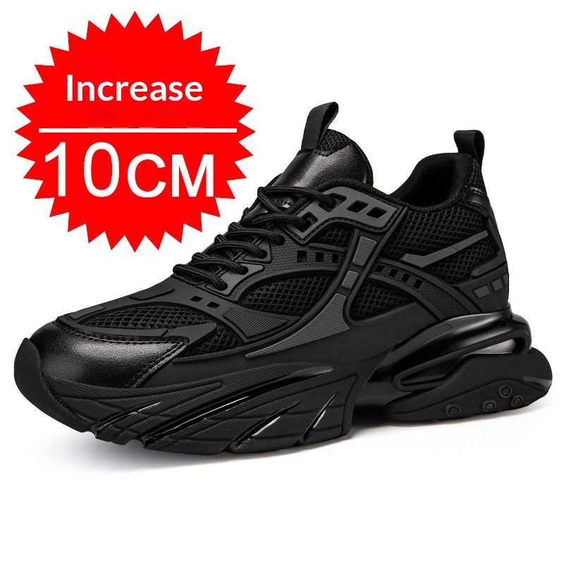 Autumn Winter Mesh Breathable Invisible Height-Boosting Casual Sneakers foto 3