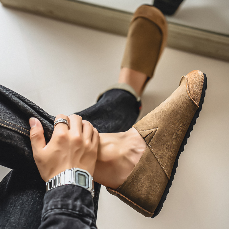 Men's Versatile Slip-on Casual Shoes With Soft Soles foto 5