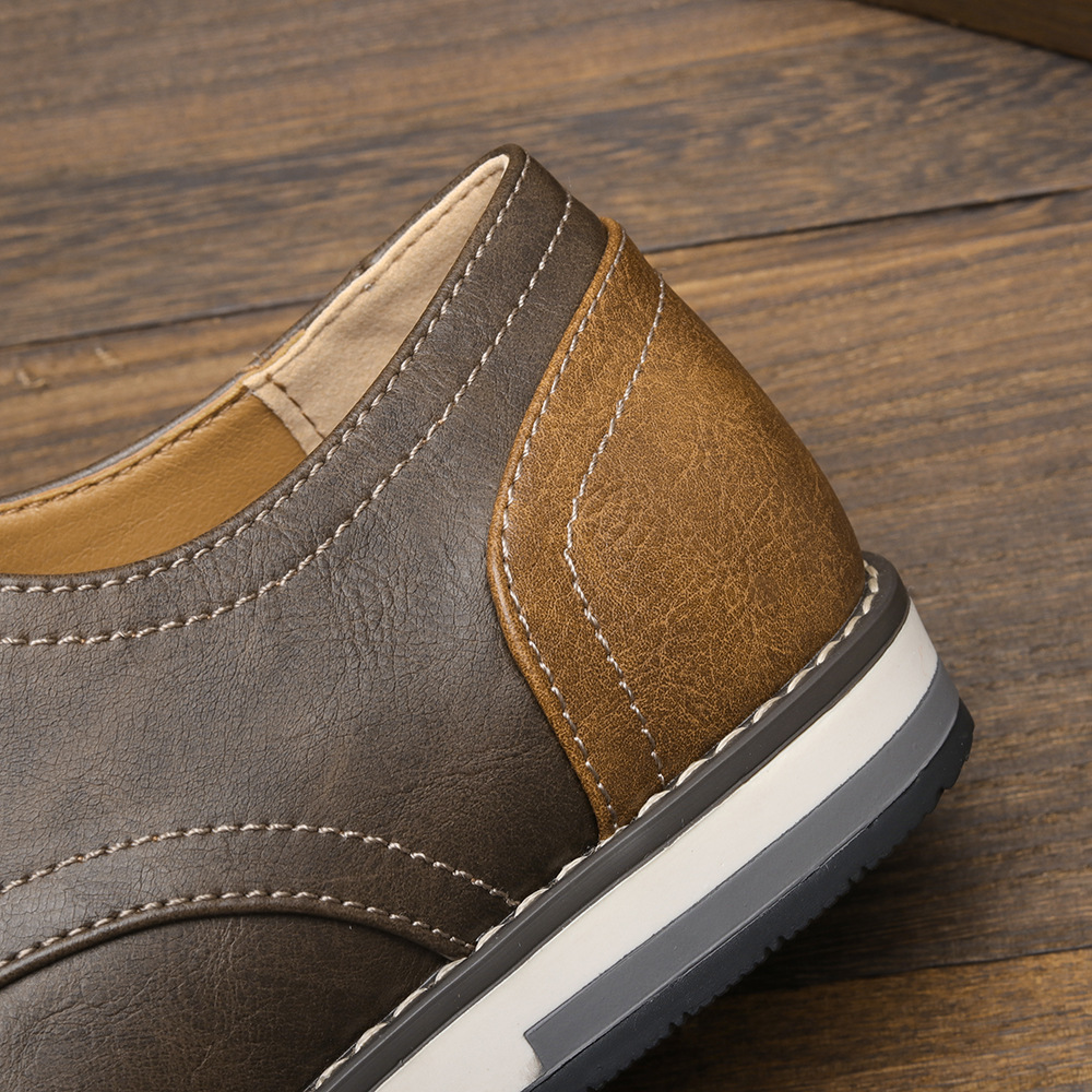 Plus Size Men's Thin Shoes Colorblock Breathable foto 2