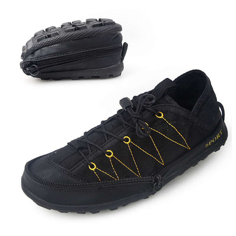 Portable Folding Outdoor Hiking Camp Travel Shoes foto 3