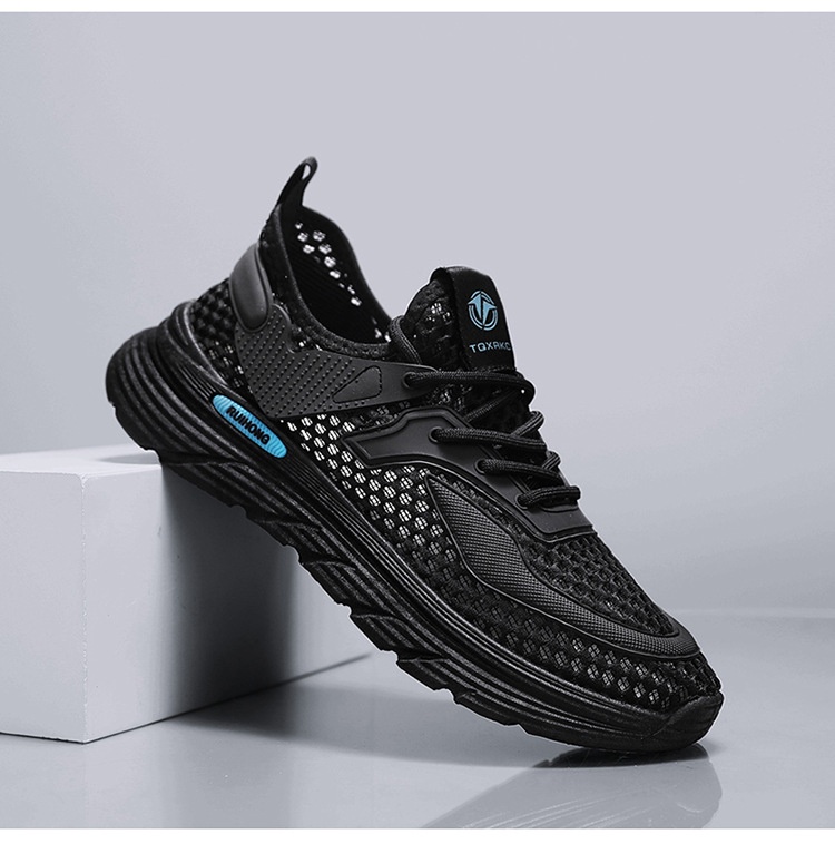 New Summer Mesh Shoes Men's Breathable Lightweight Sneaker foto 2