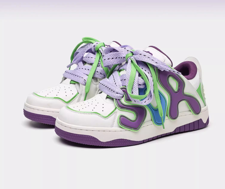 Purple Bread Shoes Couple Casual Shoes foto 3