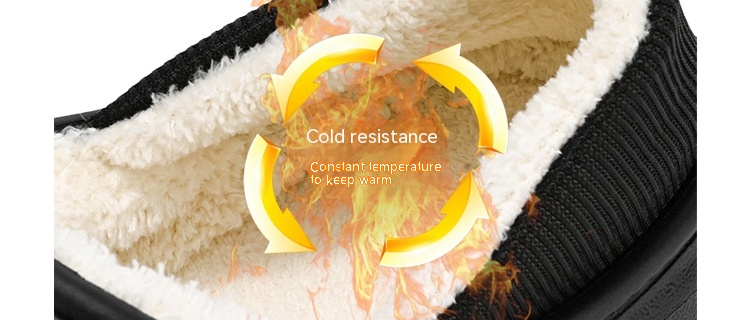 Men And Women's Winter Indoor Furniture With Plush And Thickened Fabric foto 4