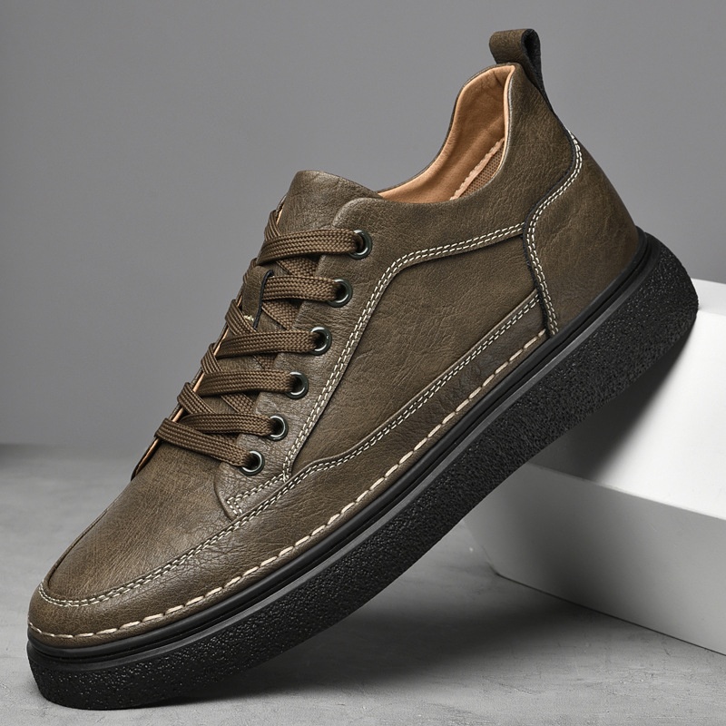 Autumn Mens Shoes With A Hidden Heel Lift foto 2