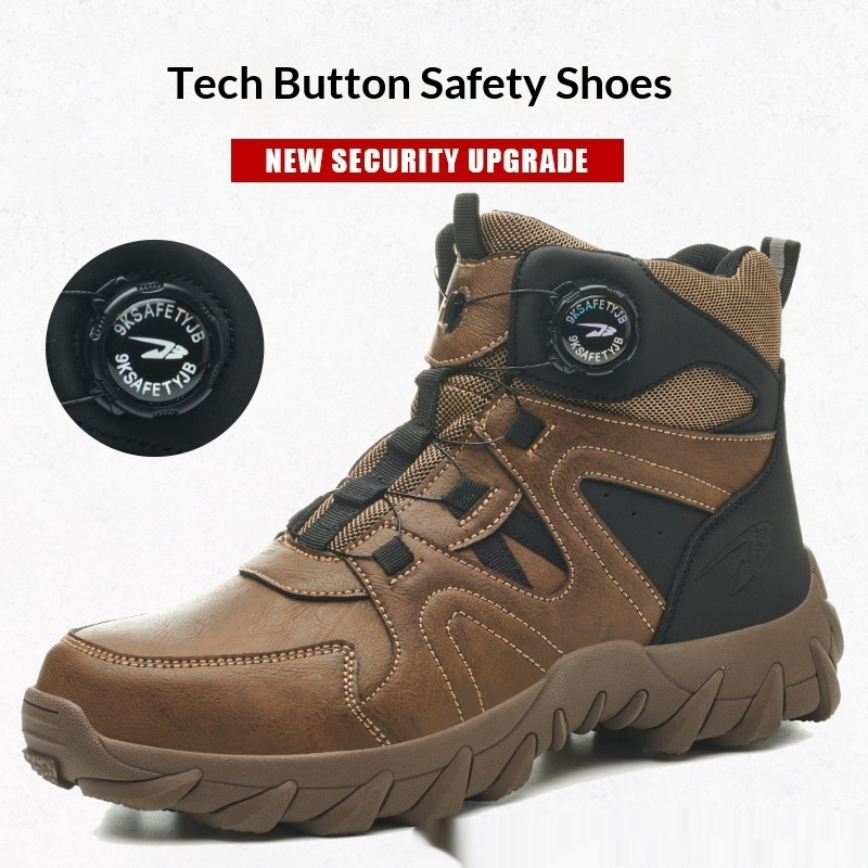 Mens Lightweight Comfortable And Safety Work Boots foto 5