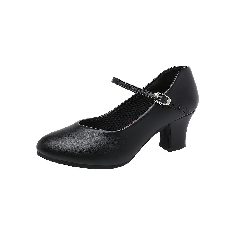 Women's Adult Dance Mid-heel Shoes Soft Bottom Lightweight Breathable