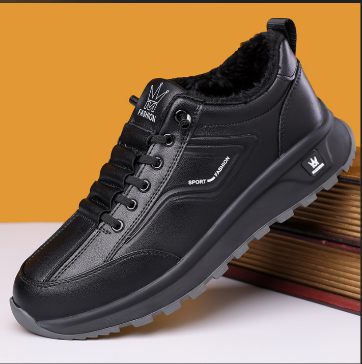 Men's Sports Casual Leather Shoes Men's Youth All-matching foto 2