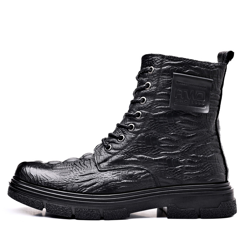 Men's Boots Winter Genuine Leather Martin Shoes foto 3