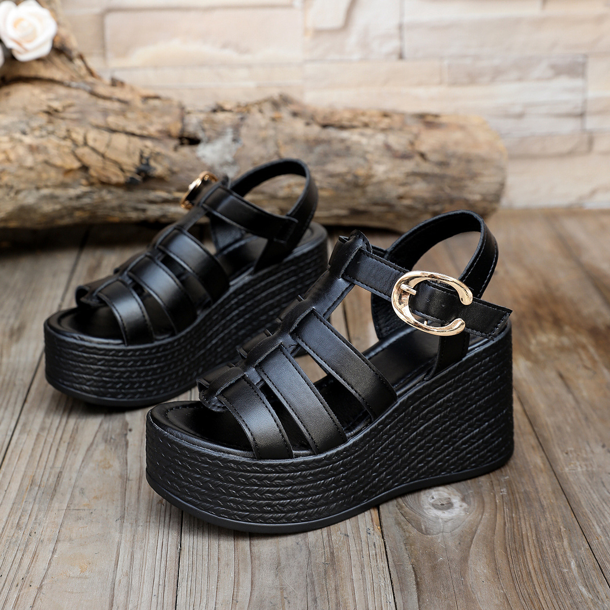 Fashion Thick-soled Platform Womens Shoes foto 4