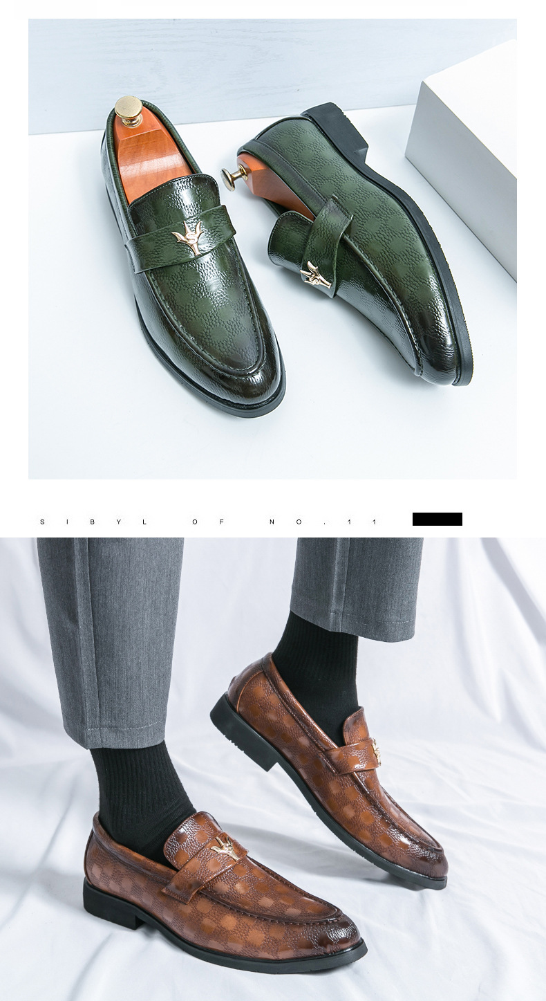 European And American Formal Wear Men's Business Leather Shoes foto 4