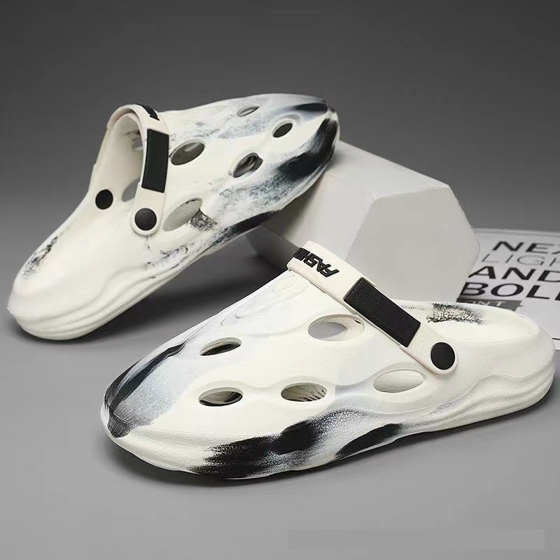 Hole Shoes EVA Non-slip Breathable Fashion Camouflage Summer Slippers foto 2