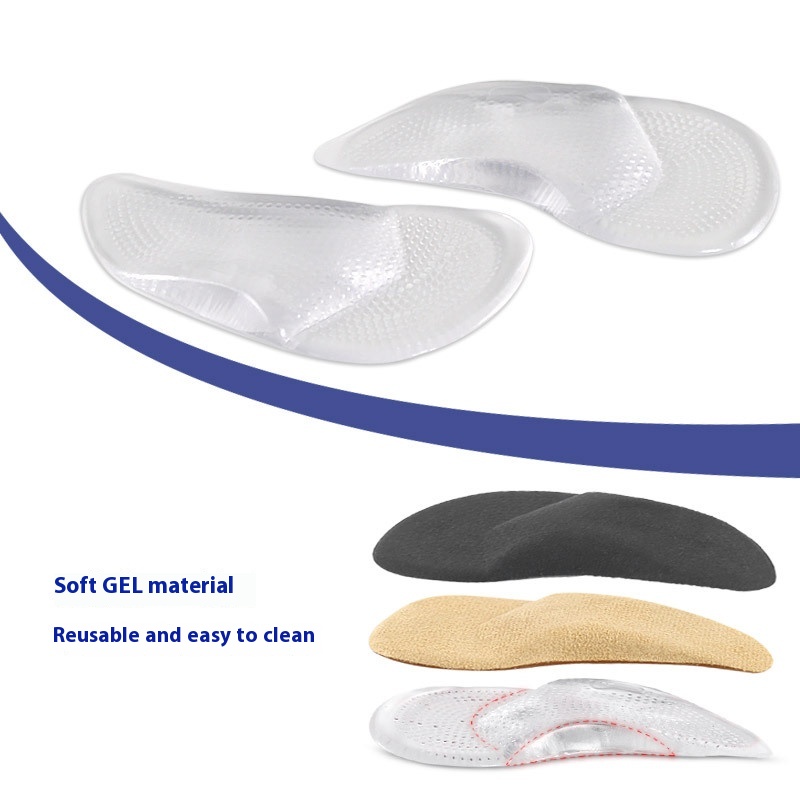 Transparent Soft Arch Support Correction Flat Foot Pes Cavus Orthopedic Insole foto 3