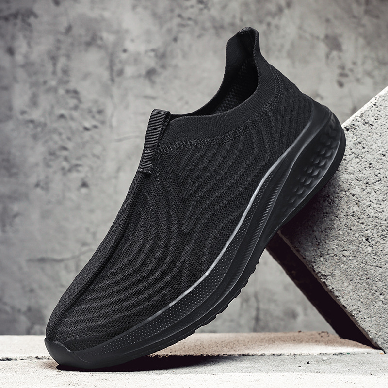Casual And Lightweight Soft Sole Shoes Couple Slip-on Lofter foto 3