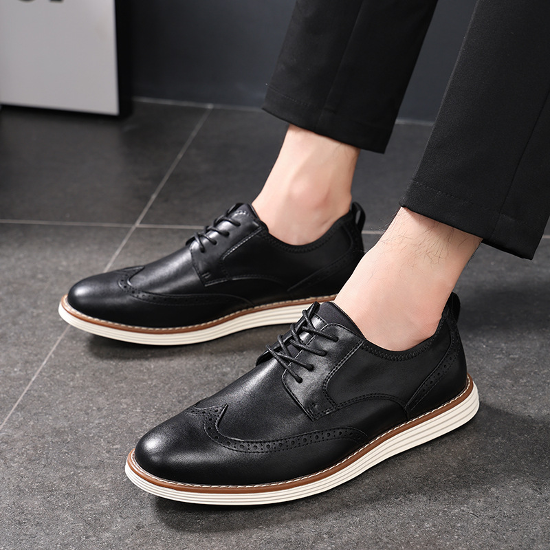 Slip-on Business Formal Wear Men's Casual Shoes foto 4