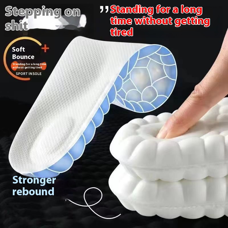 Anti Odor Sweat Absorbing Breathable High Elasticity Insole foto 5