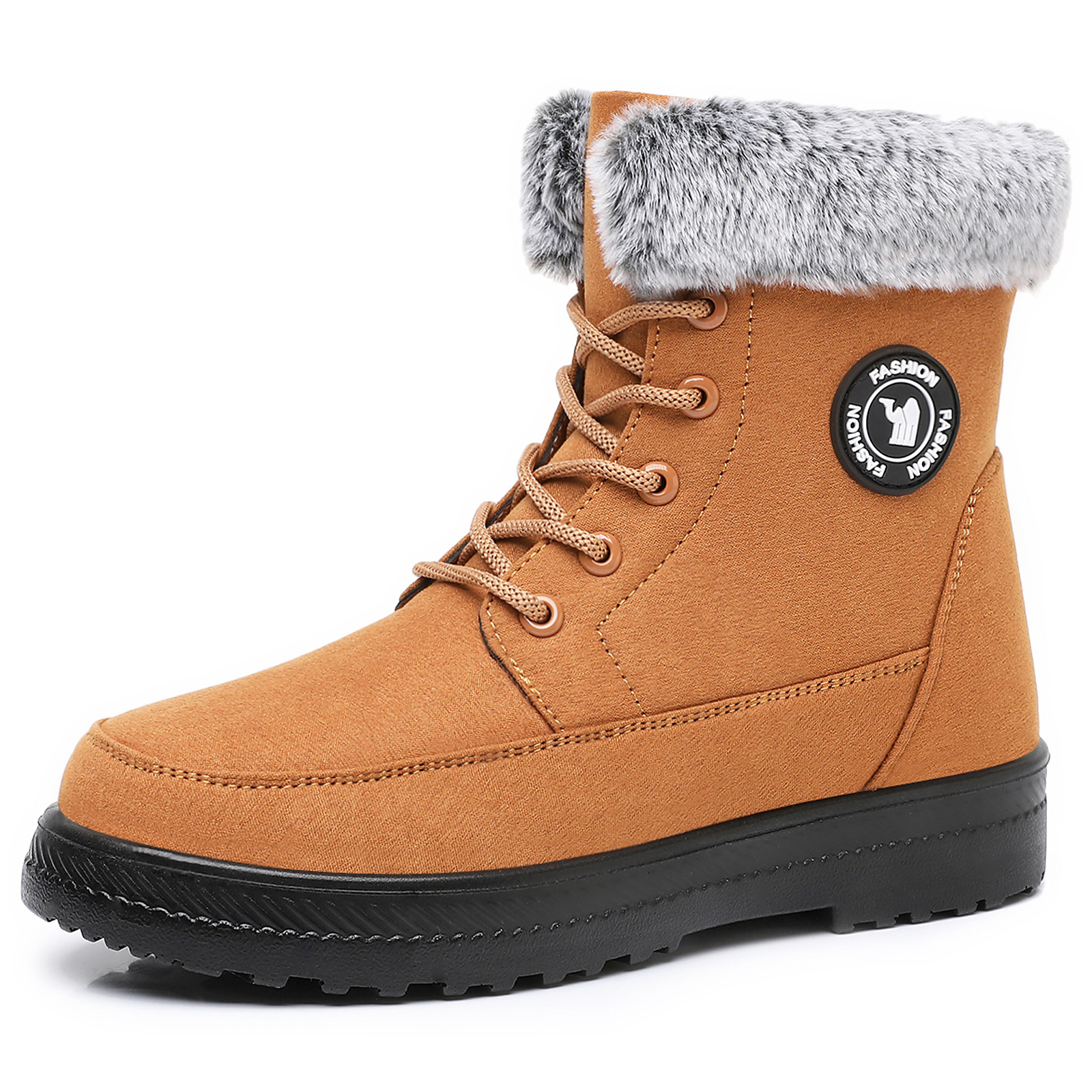 Women's Cotton Soft Bottom Wild Boots foto 2