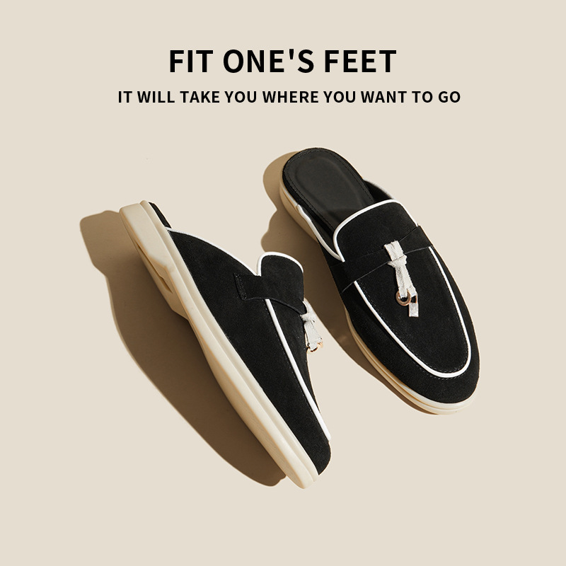 Tassel-button Versatile Soft Shoes For Women