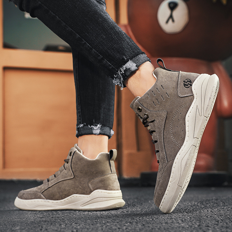 High-top Board Shoe Trendy Korean Casual foto 3