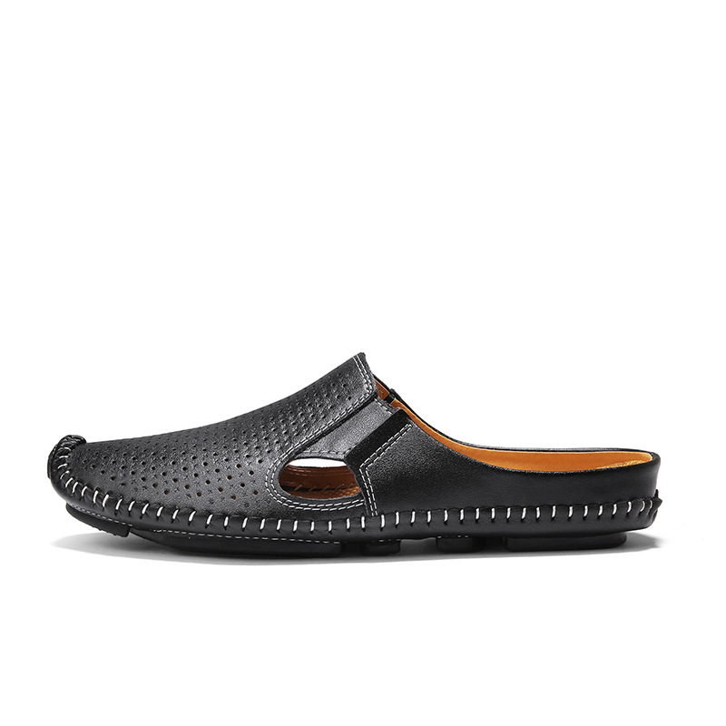 Breathable Stylish Semi-slippers Men's Hollow foto 2