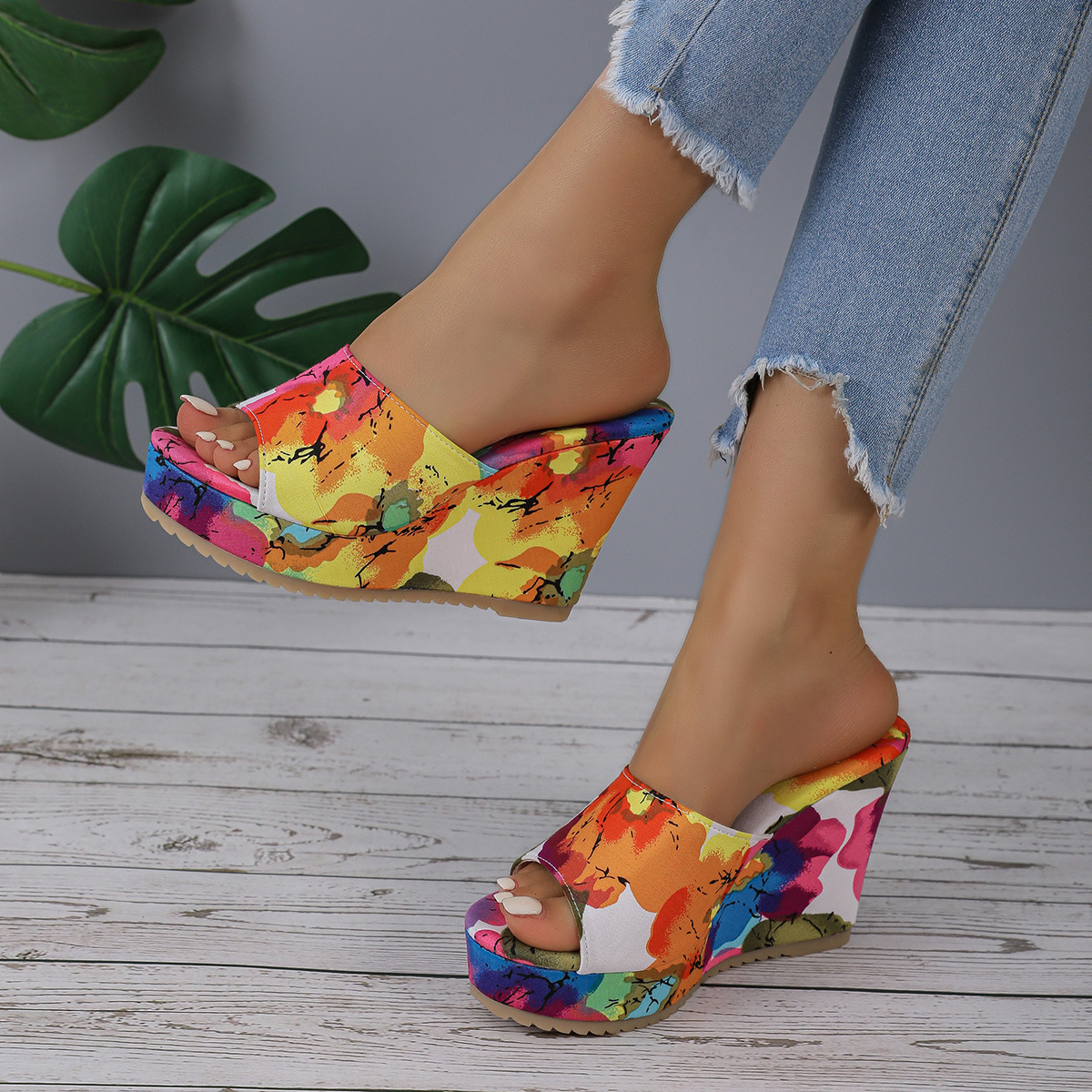 Closed-toe Slippers Summer Fashion Casual Outdoor Beach Sandals foto 2