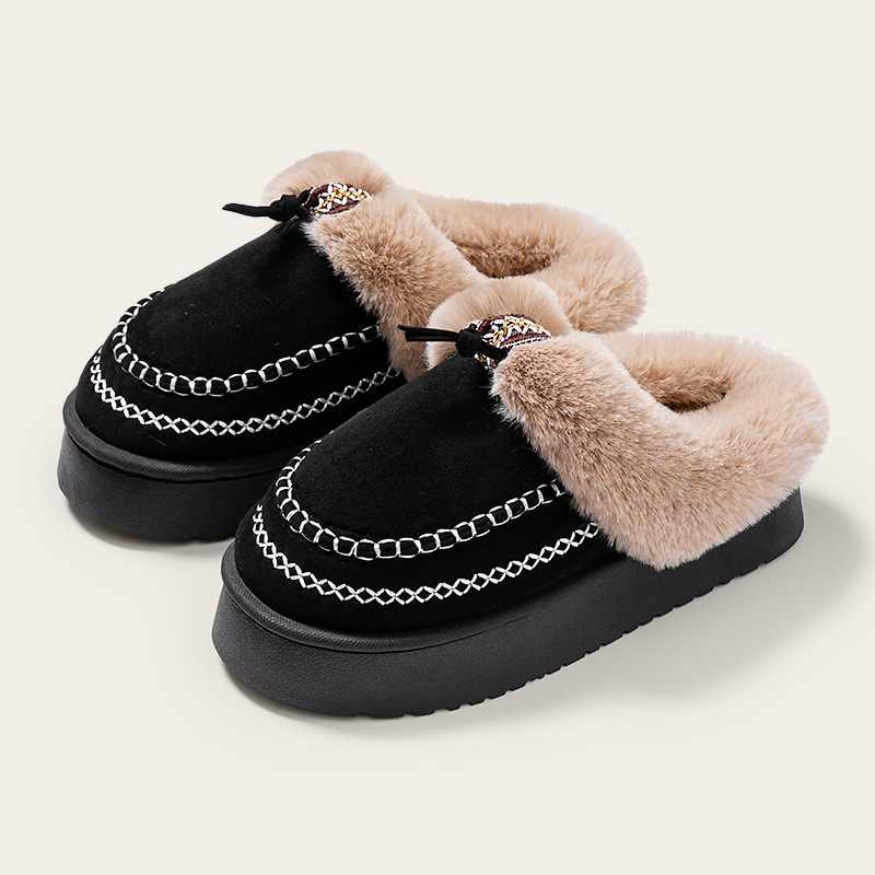 Ladies' Fleece-lined Plush Short Boots foto 5